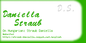 daniella straub business card